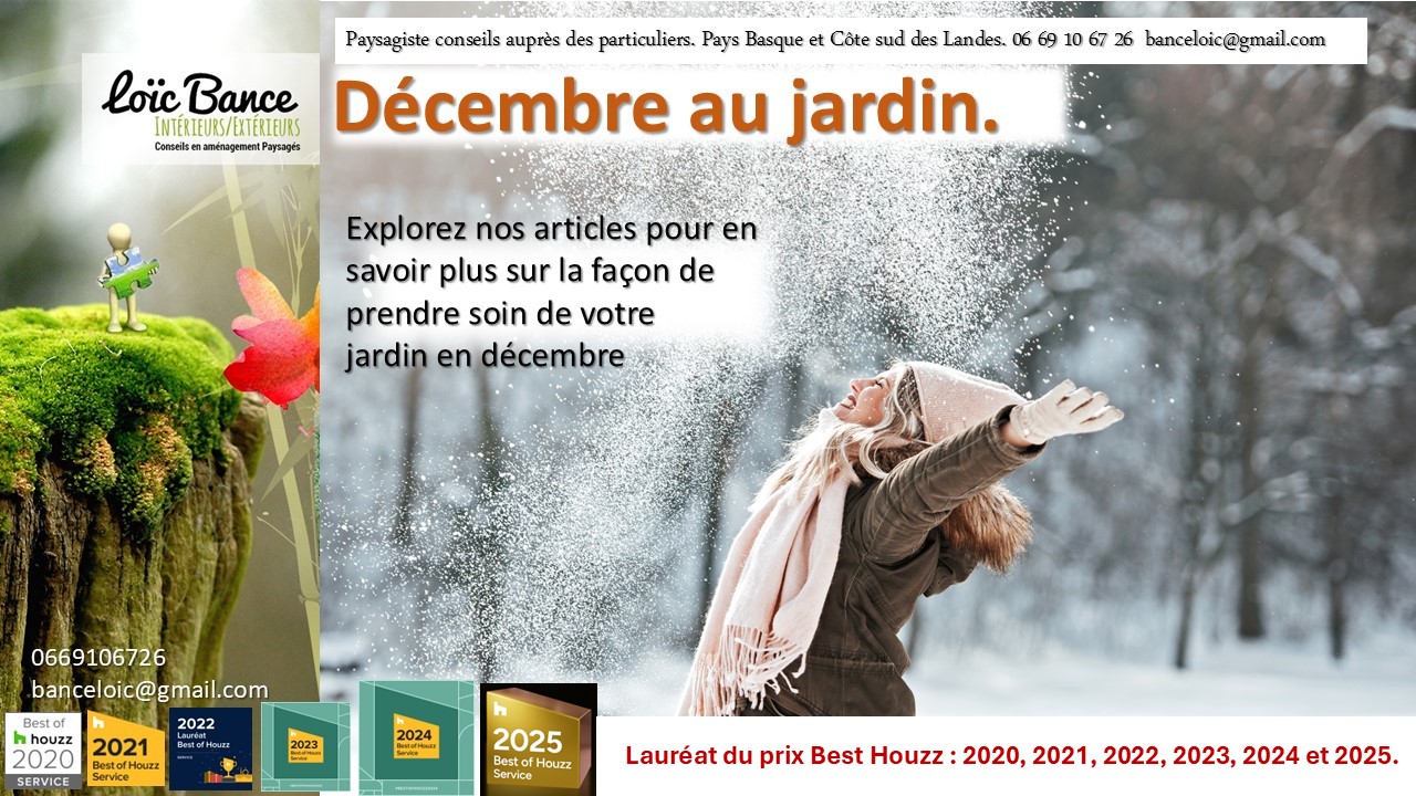 D�cembe; jardins; travaux; ornement; potager; Fruitier; Paysages; Radio; Jardins d'ici; Am�nagements paysagers; Landes; Paysagiste Landes; Pays Basque; Paysagiste Pays Basque; Concepteur de jardins; Ahetze; Paysagiste Ahetze; Anglet; Paysagiste Anglet; Arbonne; Paysagiste Arbonne; Arcangues; Paysagiste Arcangues; Bayonne; Paysagiste Bayonne; Biarritz; Paysagiste Biarritz; Capbreton; Paysagiste Capbreton; Gu�thary; Paysagiste Gu�thary; Hossegor; Paysagiste Hossegor; Saint Jean de Luz; Paysagiste Saint Jean de Luz; Seignosse; Paysagiste Seignosse; Tosse; Paysagiste Tosse; Dax; Paysagiste Dax; Mont de Marsan 40000; Paysagiste Mont de Marsan; Paysagiste Brassempouy; Brassempouy 40330; Paysagiste Ahaxe-Alciette-BascassanAhaxe-Alciette-Bascassan 64220; Saint-Pandelon 40180; Paysagiste Saint-Pandelon; Ascain 64310; Paysagiste Ascain; Amou 40330; Paysagiste Amou; Louhossoa 64250; Paysagiste Louhossoa; 