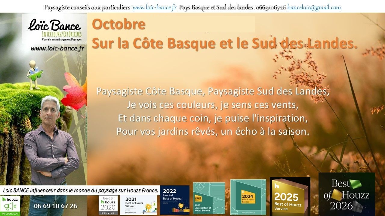 Po�me des paysages d'octobre Gu�thary paysages